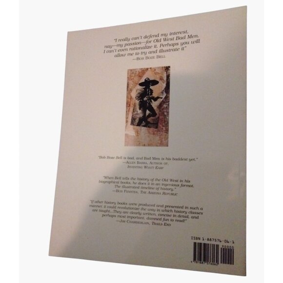 Bad Men Outlaws Gunfighters Wild West Bob Boze Bell First Edition 1999 Signed - Picture 5 of 5